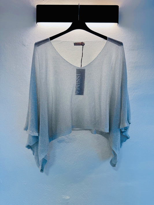 Strickshirt mit silber Fäden 10060