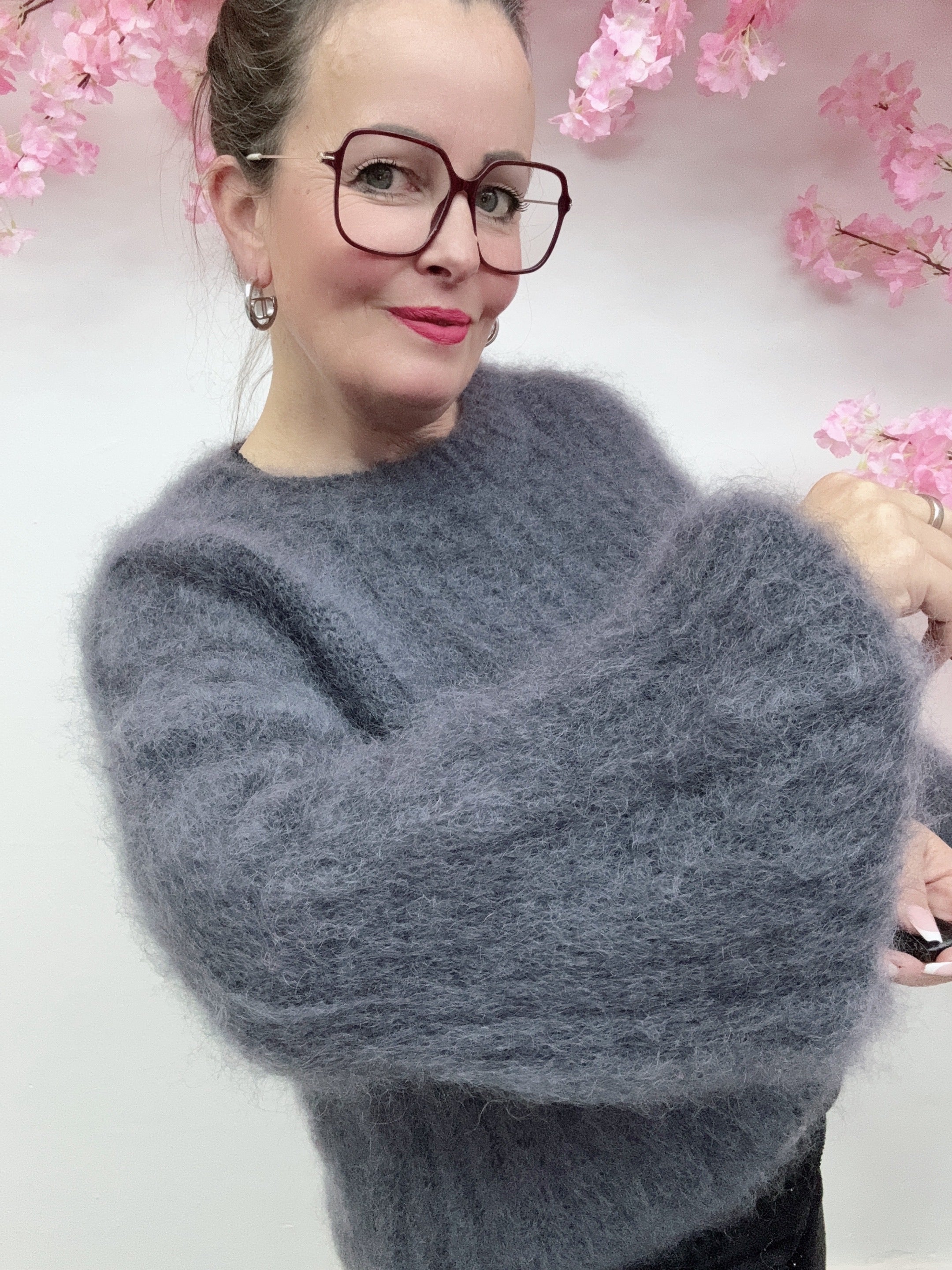 Kid Mohair Strickpulli Gr. 36-46 154