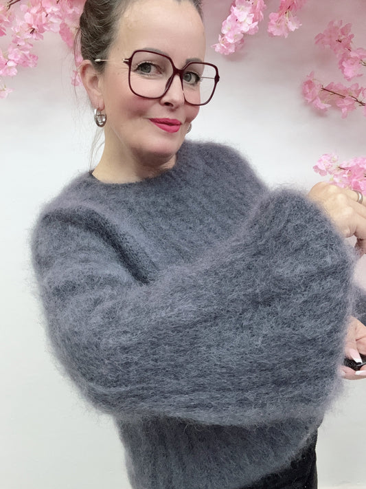 Kid Mohair Strickpulli Gr. 36-46 154